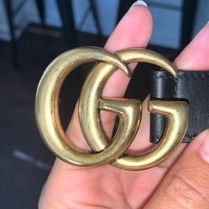 100% Authentic Gucci Marmont Leather Belt